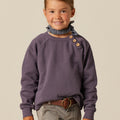 SUDADERA BOTONES MORA