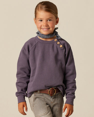 SUDADERA BOTONES MORA