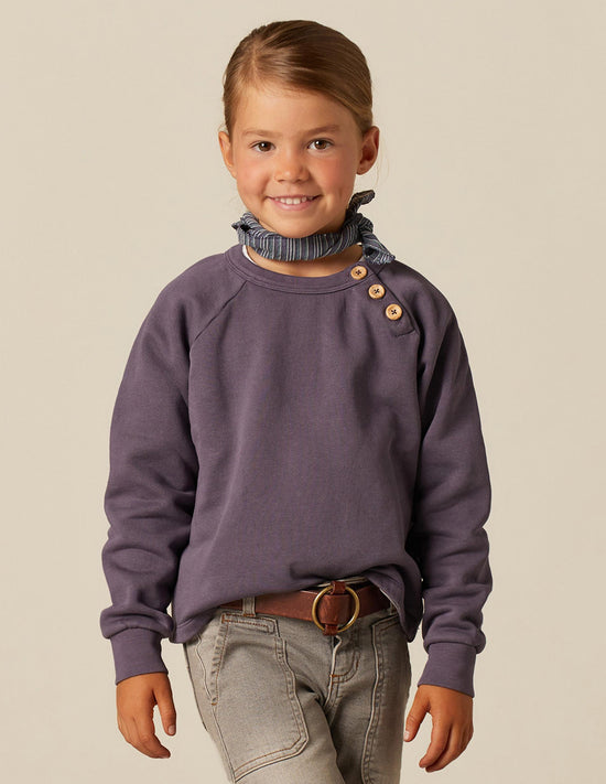 SUDADERA BOTONES MORA