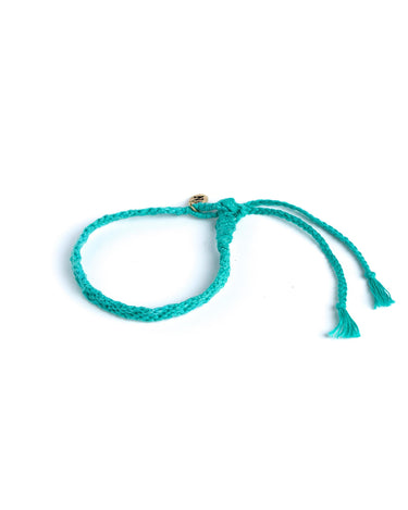 GREEN THREAD BRACELET CL