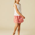 JAPANESE FLOWER PINK SKIRT