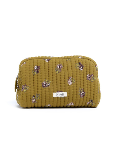 LARGE CURRY FLOWER TOILETRY BAG