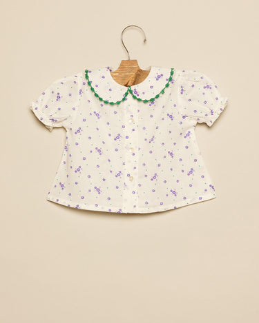 GREEN KNIT FLORAL SHIRT