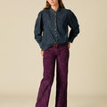 MORAE CORDUROY PRINT TROUSERS