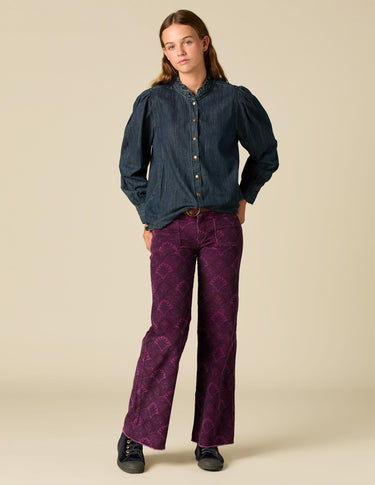 PANTALÓN PANA PRINT MORA