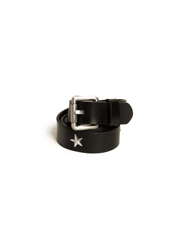 BLACK BELT WITH SILVER STARS