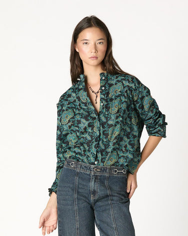 CAMISA VOLANTE WILD BLUE