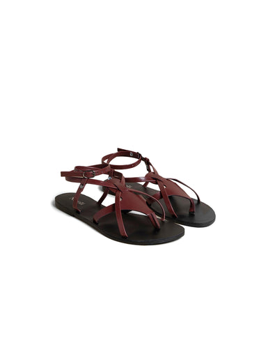 BURGUNDY SANDAL