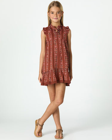PRINTED BOHO ROOT DRESS