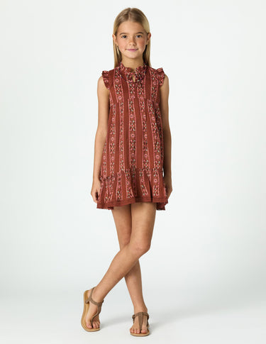 PRINTED BOHO ROOT DRESS