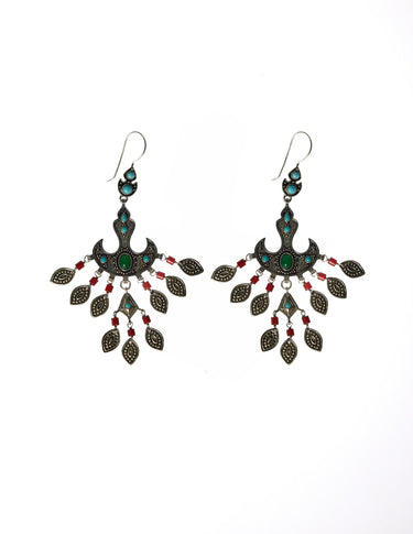 ETHNIC SILVER EARRINGS