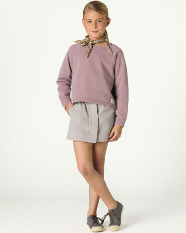RUFFLED SKIRT IRON GREY