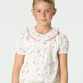 PINK FLOWER PRINT SHIRT