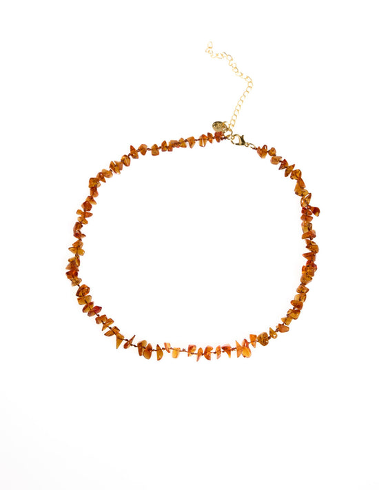 AMBER STONE NECKLACE