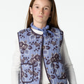 VINTAGE ANILINE BLUE PRINT VEST