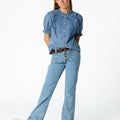 BLUE FLARE JEANS