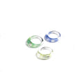 3-PACK STRIPED CRYSTAL RINGS