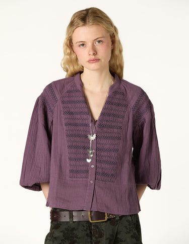 CHOCOLATE ROUND NECK NIDOS SHIRT