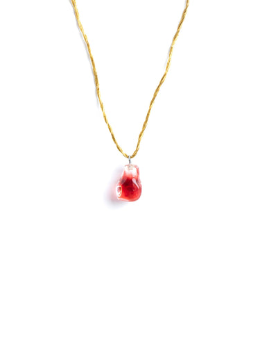 STRAWBERRY DROP NECKLACE