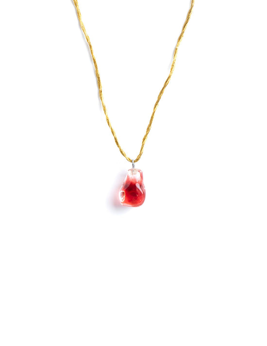 STRAWBERRY DROP NECKLACE