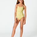 SWIMSUIT WITH TOILE ALGAE STRAP