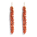 PENDIENTES CORAL ROJO