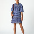 BUTI BLUE PRINT DRESS