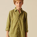GREEN LEAF BUTI SHIRT
