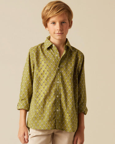 GREEN LEAF BUTI SHIRT