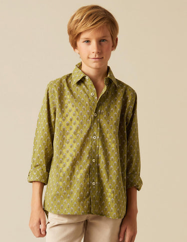 GREEN LEAF BUTI SHIRT
