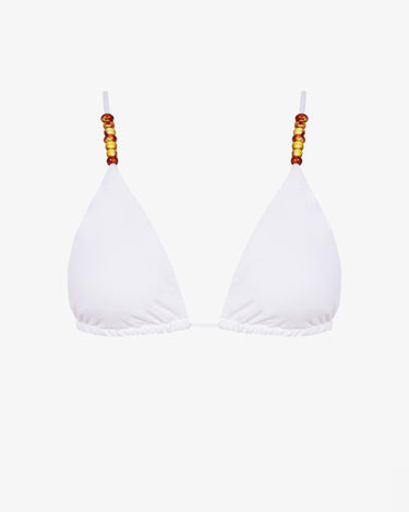 CAREY WHITE BIKINI TOP