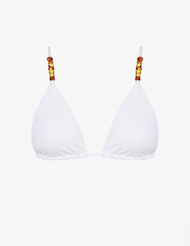 CAREY WHITE BIKINI TOP