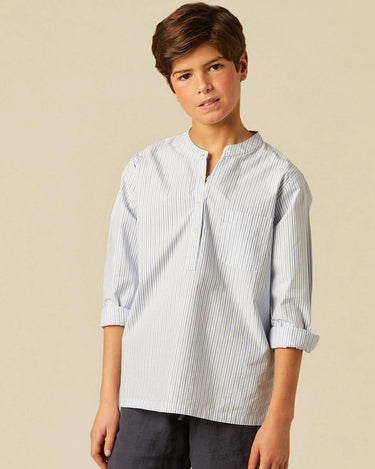 BLUE STRIPED SHIRT
