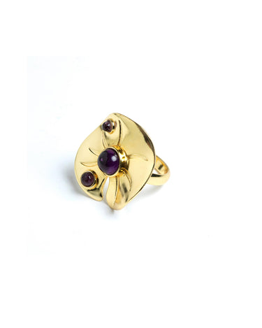 ANILLO FLOR MORA