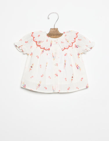 DOBBY PRINT SHIRT PINK