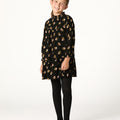 ANTHRACITE FLOWER DRESS