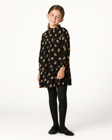ANTHRACITE FLOWER DRESS