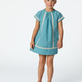 LACE STRAP DRESS POND