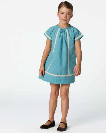 LACE STRAP DRESS POND