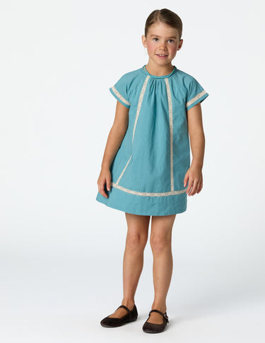 LACE STRAP DRESS POND