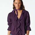 BITTERSWEET RUFFLE TUCK SHIRT