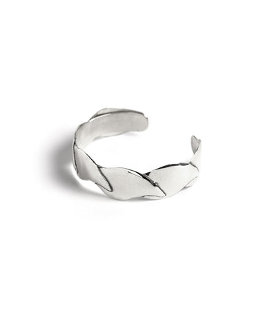 PULSERA HOJAS PLATEADA
