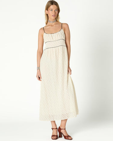 ECRU LACE DRESS