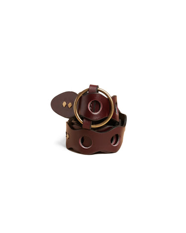 CINTURÓN RETRO GRANATE