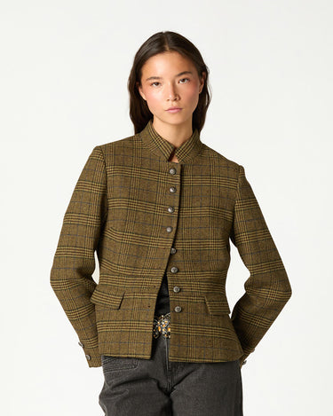 BLAZER AUSTRIACA CUADROS VERDE