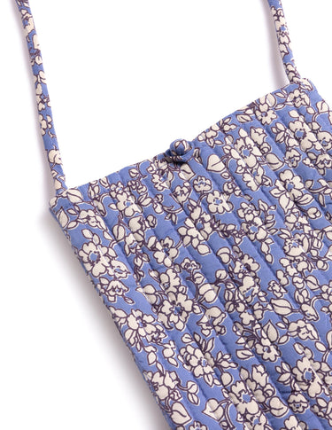 BLOOM BLUE PRINT SHOULDER BAG