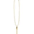 BLACK STONE CHAIN NECKLACE