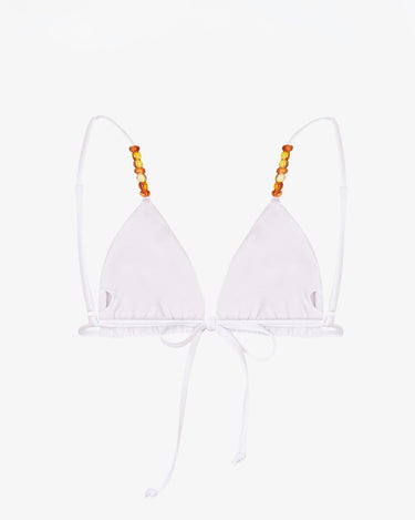 CAREY WHITE BIKINI TOP