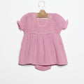 DRAWSTRING DRESS PINK