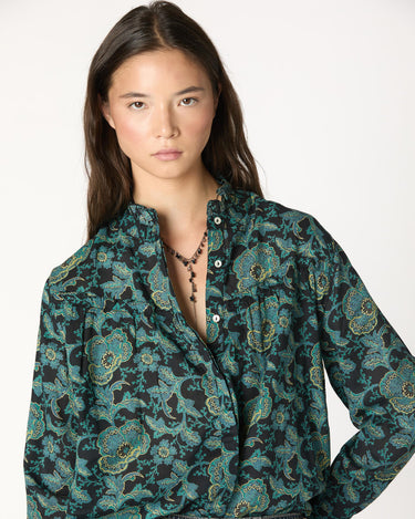 CAMISA VOLANTE WILD BLUE